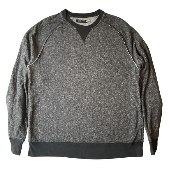 2(X)IST Men Sweatshirt Size L Gray Long Sleeve Crew Neck Pullover Cotton - Picture 1 of 8